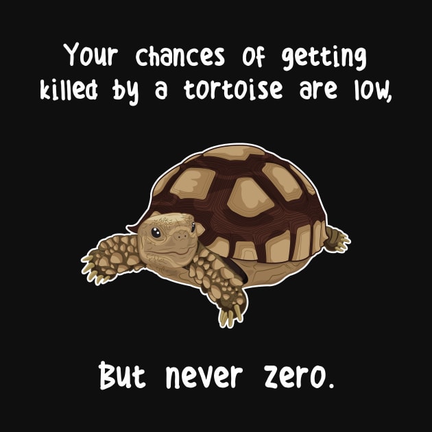 Sulcata Tortoise Never Zero by Psitta