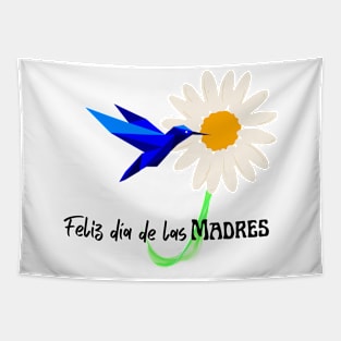 Feliz día madres, colibrí Tapestry