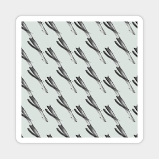 Gray abstract oblique elements Magnet