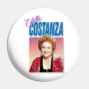 Estelle Costanza Aesthetic 90s Style Tribute Artwork Pin