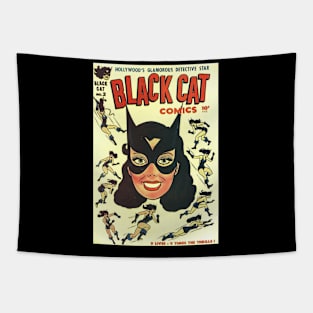 Black Cat Tapestry