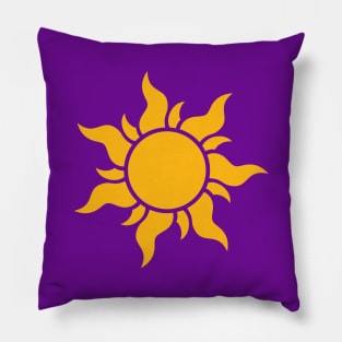 Tangled Kingdom Sun Pillow