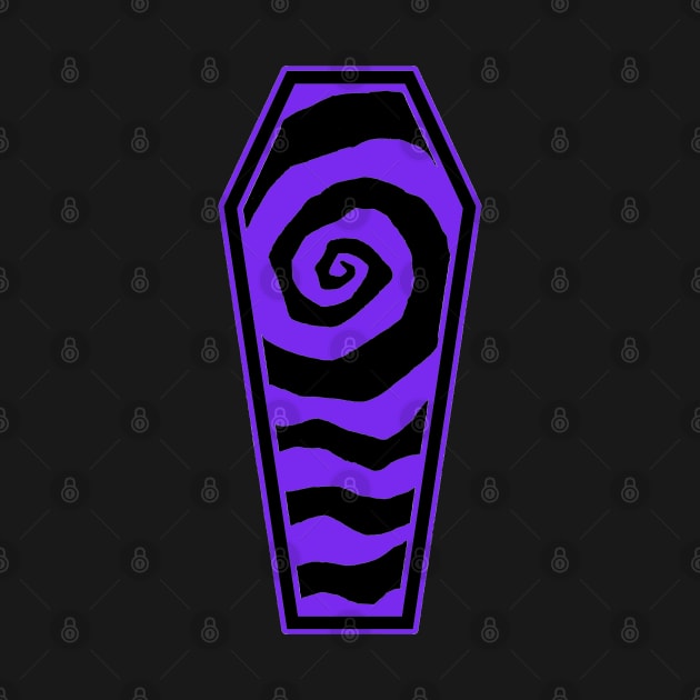 Purple Coffin Swirl by NightmareCraftStudio