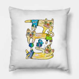 Acrobats brothers Pillow