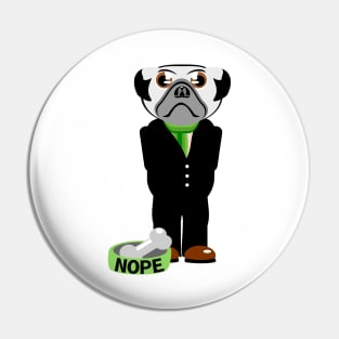 Pug Nope Pin