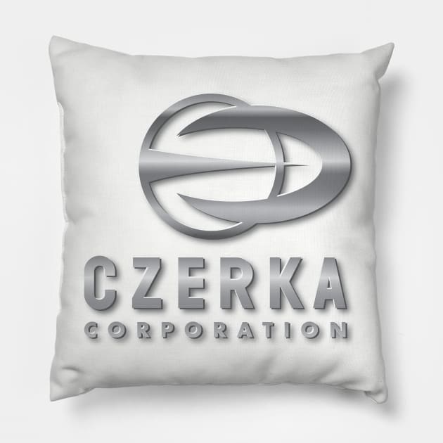 Czerka Corporation Pillow by MindsparkCreative