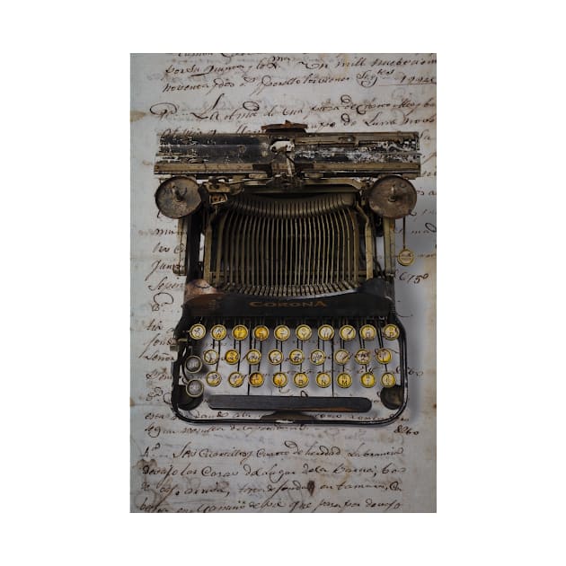 Old Typewriter And Handwritten Letter by photogarry