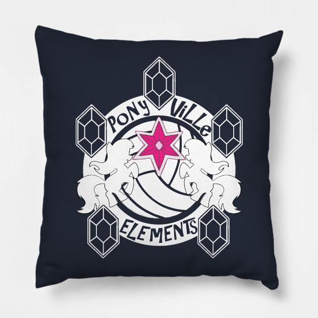 Pony-Ville Elements Pillow by Guacamole