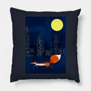 City Fox Pillow