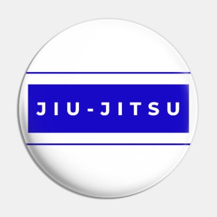 BJJ Jiu Jitsu Minimal Blue Pin