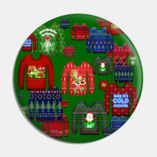 ugly christmas sweaters Pin