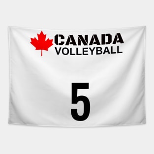 Canada Volleyball 5 Gift Idea Tapestry