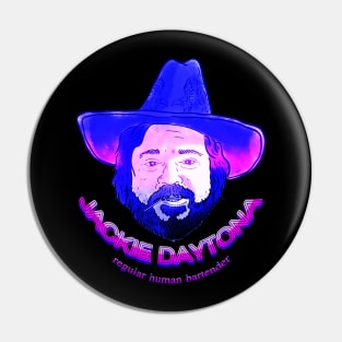 RETRO JACKIE DAYTONA REGULAR HUMAN BARTENDER Pin