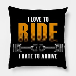 Motorcycling with Girlfriend Pillow