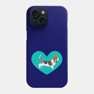 Basset hound love Phone Case