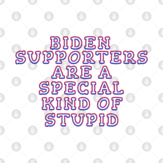 BIDEN SUPPORTERS ARE A SPECIAL KIND OF STUPID by Roly Poly Roundabout