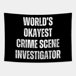 Crime Scene Investigator Tapestry
