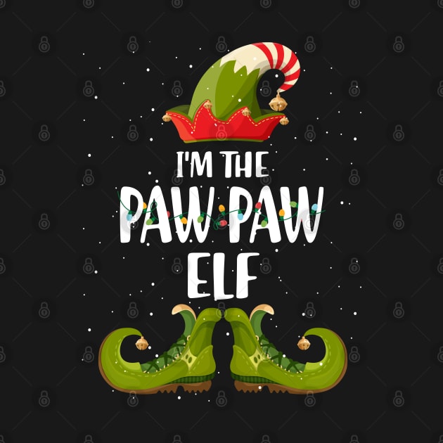 Im The Paw Paw Elf Shirt Matching Christmas Family Gift by intelus