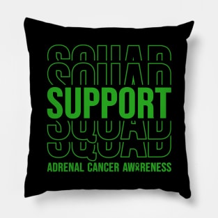 Adrenal Cancer Awareness Support Squad Pillow