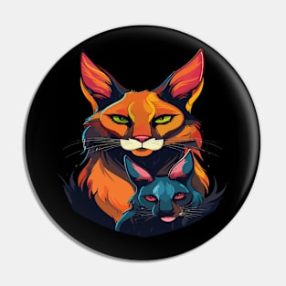 Caracal Fathers Day Pin