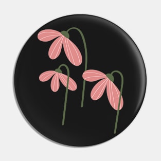 Pink flowers Pin