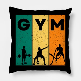 gym bodybuilding motivation Pillow