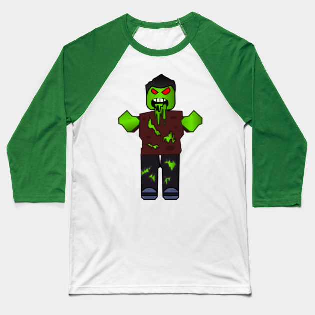 Roblox Zombie Roblox Baseball T Shirt Teepublic - t shirt zombie roblox