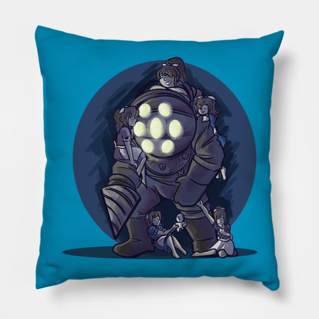 big daddy Pillow by inkpocket