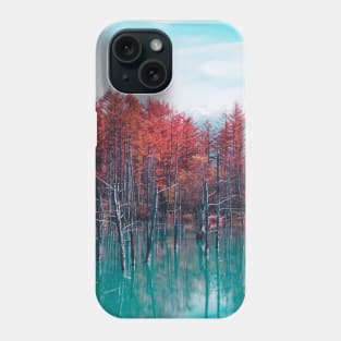 Shirogane Blue Pond Phone Case