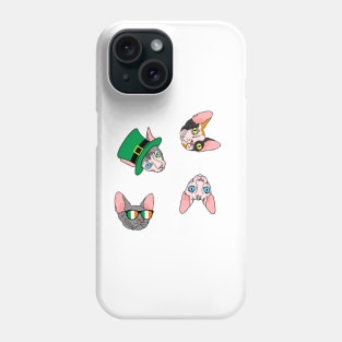 St. Paddy's day Sphynx rick rack Phone Case