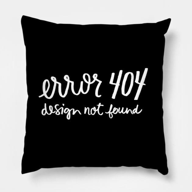 Error 404 Pillow by olxKAIT