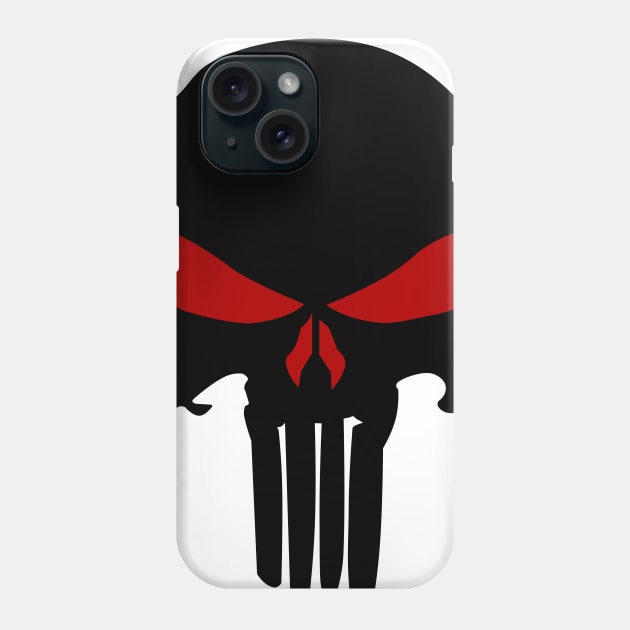 Skull Black Phone Case by arashbeathew