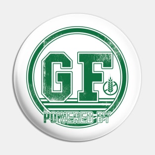 Powered by Gluten Free (green) Pin