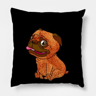 Yummy pugloaf Pillow