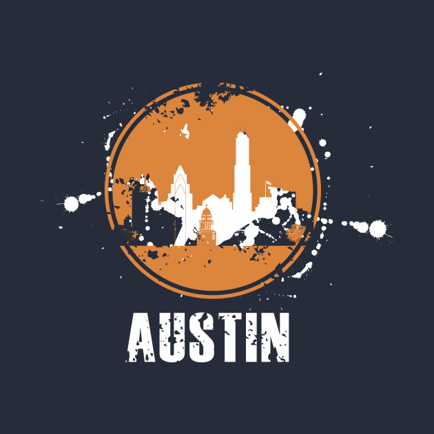 Austin skyline by DimDom