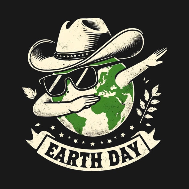 American Cow Boy Style Hat Costume Dabbing Earth Day by Willie Biz Merch