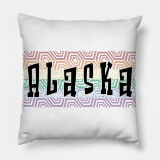 LGBTQ PATTERN AMERICA ALASKA Pillow