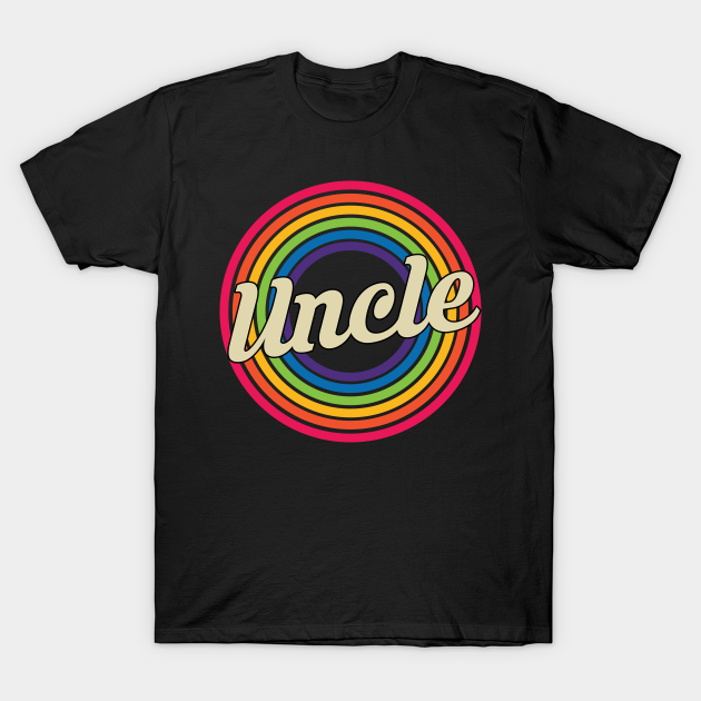 Uncle - Retro Rainbow Style - Uncle - T-Shirt