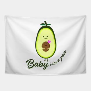 Avocado with baby Tapestry