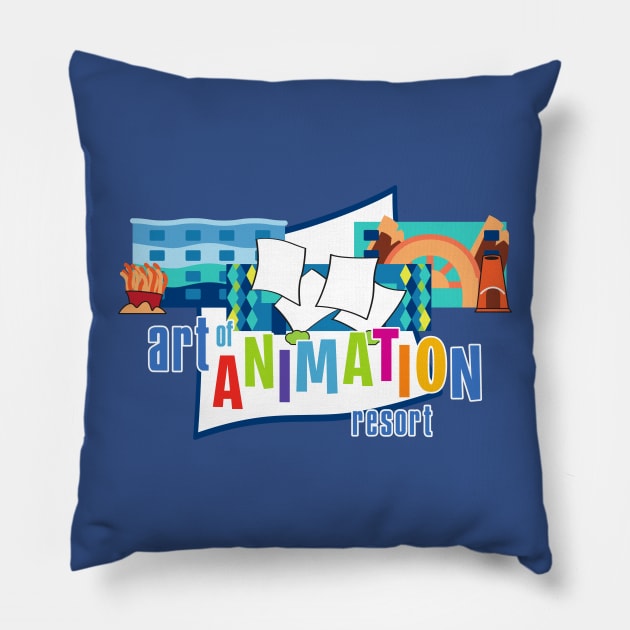 Art of Animation Resort Pillow by Lunamis