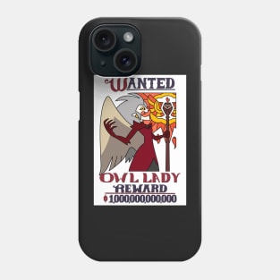 Owl Lady wanted poster ~ The Owl House ~ ver 2 Phone Case