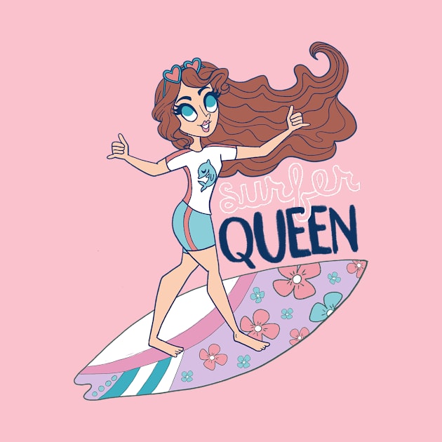 Surfer Queen by katidoodlesmuch