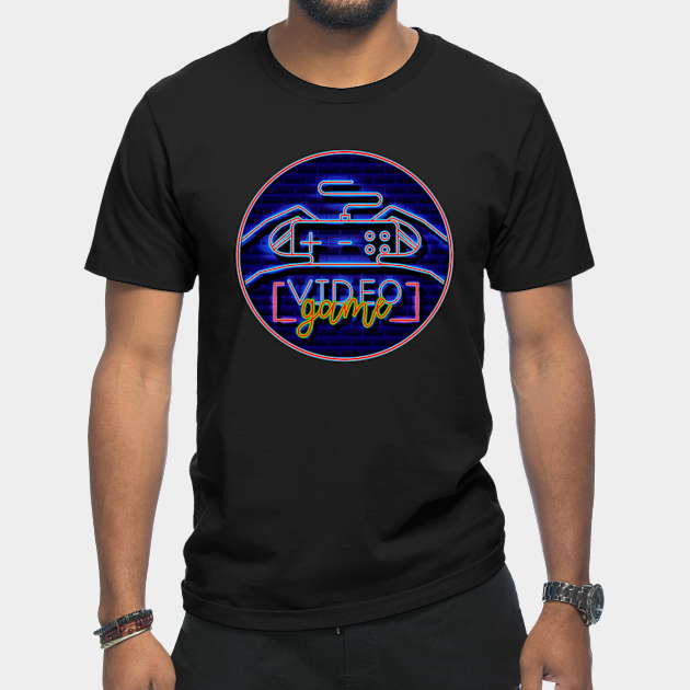 Discover Neon Gamer Video Game - Gamer Gift - T-Shirt