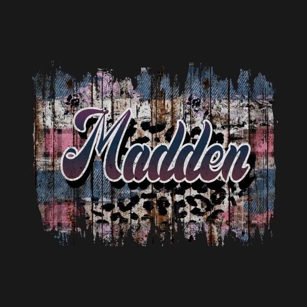 Thanksgiving Madden Name Retro Styles Camping 70s 80s 90s by Gorilla Animal