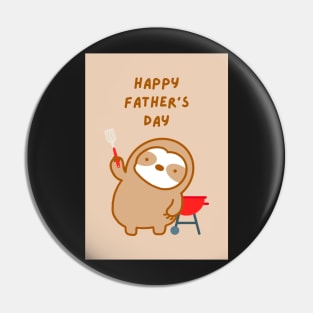 Happy Father’s Day Barbecue Sloth Pin