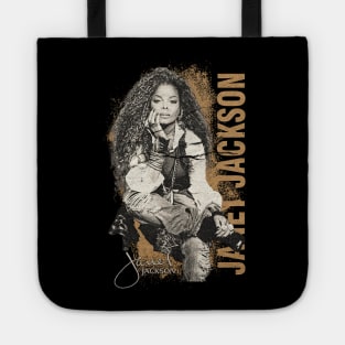 Janet Jackson // retro brown Tote