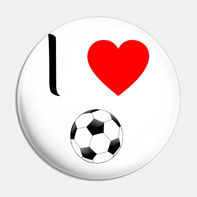 I love football Pin by Unelmoija