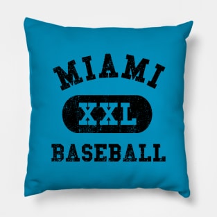 Miami Baseball Pillow