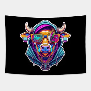 Cow Person 3 Tapestry