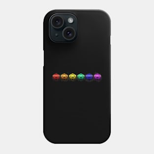 Rainbow D20 Dice Phone Case